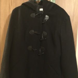 Black pea coat
